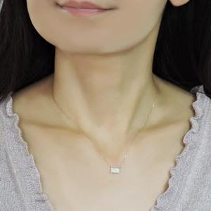 ダイヤモンド ネックレス ダイヤ 0.14ct 18金 18k k18 イエローゴールド ダイヤネックレス ペンダント 男女兼用 ユニセックス プレゼント ギフト 自分買い puの画像