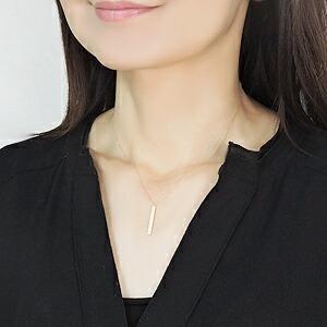 18Kダイヤモンドネックレス レイヤー] K18YG ダイヤモンド ネックレス（261136） ｜ women