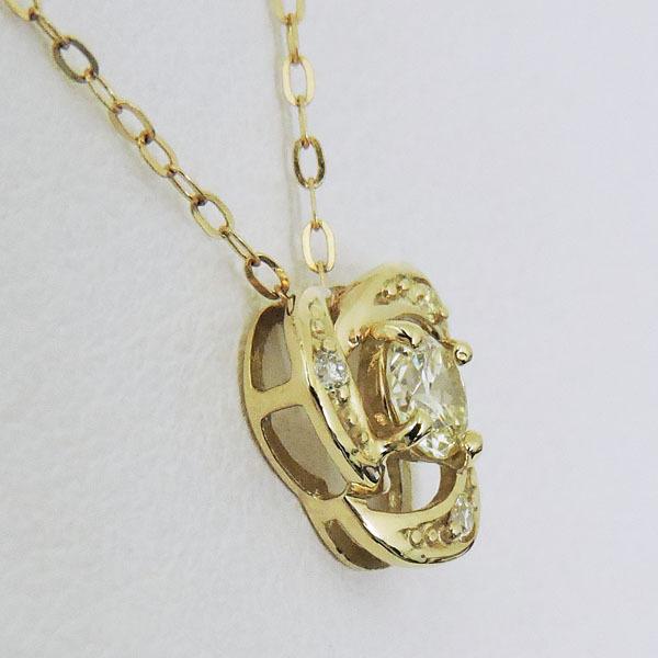 ネックレス ダイヤモンドネックレス ダイヤモンド ダイヤ k18 18k 18金 イエローゴールド ペンダント レディース メンズ プレゼント ギフト 自分買い pu | ブランド登録なし | 03