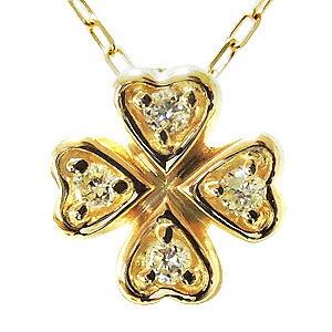 ダイヤモンド ネックレス ダイヤ 0.05ct 18金 18k イエロー