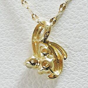 ダイヤモンド ネックレス プチネックレス ダイヤ イエローゴールド k18 18k 18金 チェーン付 男女兼用 ユニセックス プレゼント ギフト ご褒美 自分買い puの画像