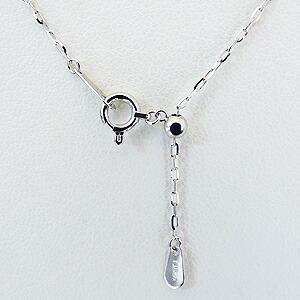 ネックレス ダイヤモンド ネックレス ダイヤ 0.10ct k18 18k 18金 ホワイトゴールド フラワー リボン ペンダント ユニセックス プレゼント ギフト puの画像