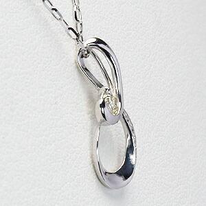 ネックレス ダイヤモンドネックレス ダイヤ ダイヤモンド ダイヤペンダント 18金 k18 18k ホワイトゴールド 男女兼用 ユニセックス プレゼント 自分買い puの画像