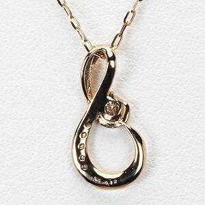 ネックレス ダイヤモンド ダイヤ ダイヤモンドネックレス ダイヤペンダント 18金 k18 18k ピンクゴールド ユニセックス 4月誕生石 プレゼント ギフト puの画像