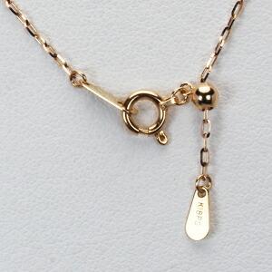 ネックレス ダイヤモンド ダイヤ ダイヤモンドネックレス ダイヤペンダント 18金 k18 18k ピンクゴールド ユニセックス 4月誕生石 プレゼント ギフト puの画像