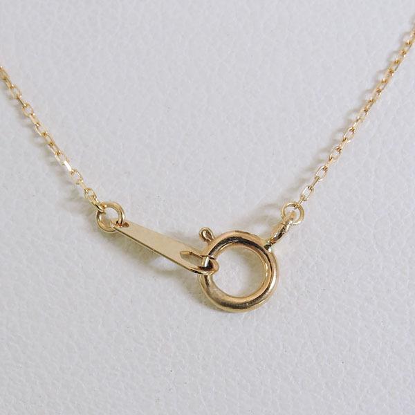 ダイヤモンド ネックレス ダイヤ 0.06ct 18金 18k k18 イエローゴールド ペンダント ハート ユニセックス 男女兼用 プレゼント ギフト ご褒美 自分買い puの画像