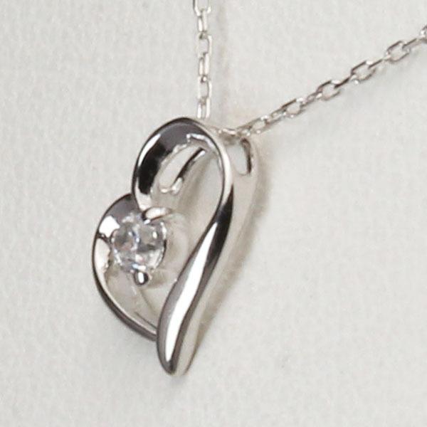 人気が高い K10 ダイヤ 一粒 ハートネックレス ダイヤモンドネックレス ネックレス ハート ダイヤモンド 10k 4月誕生石 ユニセックス 送料無料 ホワイトゴールド 10金 ホワイトゴールド ギフト包装 無料 必要 Tin Ipb Ac Id