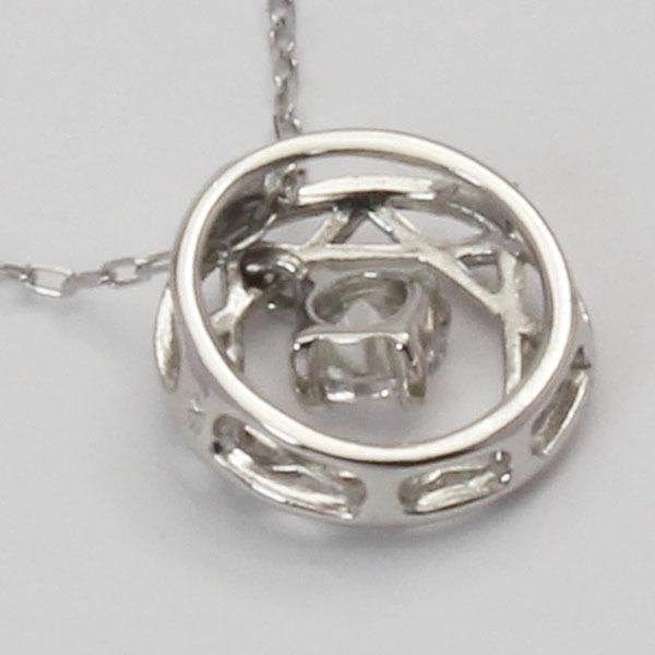 ダイヤモンドネックレス ダイヤモンド ネックレス ダイヤ ダイヤネックレス k18 18k 18金 ホワイトゴールド ユニセックス 送料無料 プレゼント 自分買い puの画像