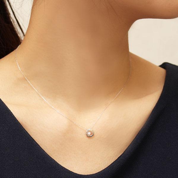 ダイヤモンドネックレス ダイヤモンド ネックレス ダイヤ ダイヤネックレス k18 18k 18金 ホワイトゴールド ユニセックス 送料無料 プレゼント 自分買い puの画像