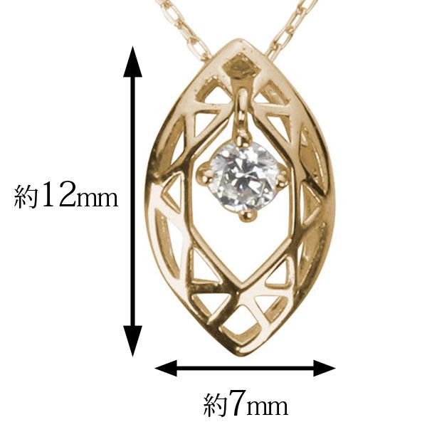 ダイヤモンドネックレス ダイヤモンド ネックレス ダイヤ ダイヤネックレス k18 18k 18金 イエローゴールド ユニセックス 送料無料 プレゼント 自分買い puの画像