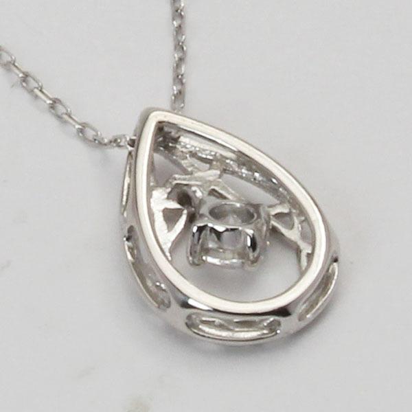 ダイヤモンドネックレス ダイヤモンド ネックレス ダイヤ ダイヤネックレス k18 18k 18金 ホワイトゴールド ユニセックス 送料無料 プレゼント 自分買い puの画像