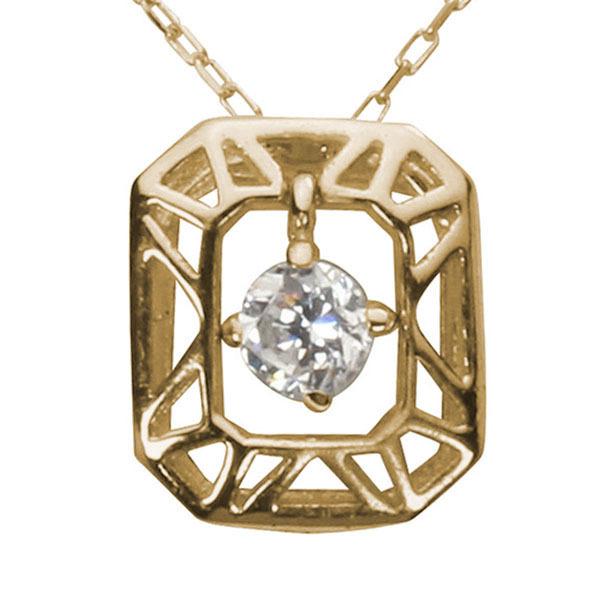 ダイヤモンドネックレス ダイヤモンド ネックレス ダイヤ ダイヤネックレス k18 18k 18金 イエローゴールド ユニセックス 送料無料 プレゼント 自分買い puの画像
