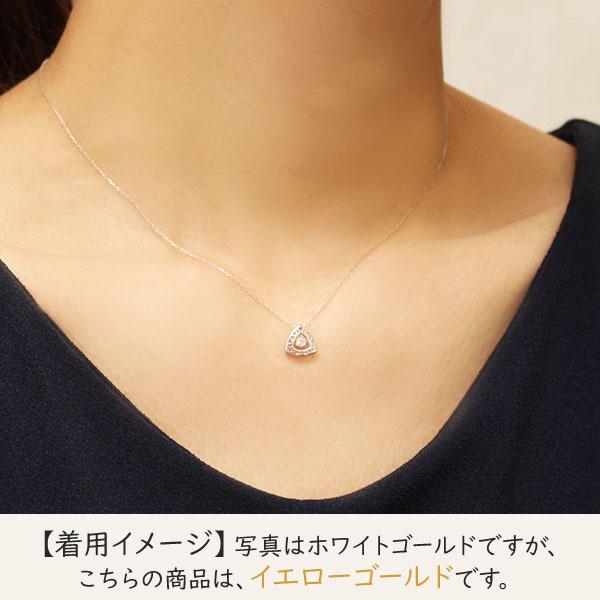 ダイヤモンドネックレス ダイヤモンド ネックレス ダイヤ ダイヤネックレス k18 18k 18金 イエローゴールド ユニセックス 送料無料 プレゼント 自分買い puの画像