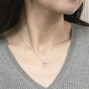 クロス ダイヤモンド 0.24ct ダイヤ k18 18k 18金 ホワイトゴールド 十字架 ペンダント ユニセックス 男女兼用 誕生日 プレゼント ギフト ご褒美 自分買い puの画像