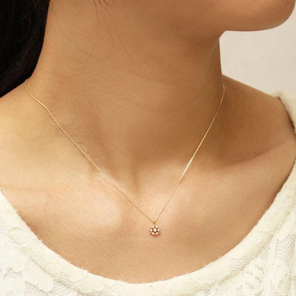 ダイヤモンド ネックレス ダイヤネックレス ダイヤ ペンダントトップ k18 18k 18金 イエローゴールド 送料無料 ユニセックス プレゼント 自分買い puの画像