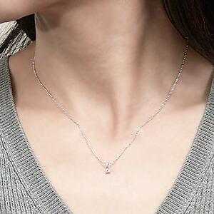 ダイヤモンド ネックレス ダイヤ 0.10ct 18金 k18 18k ホワイトゴールド ペンダント 男女兼用 ユニセックス 送料無料 人気 プレゼント ギフト 自分買い pu_1