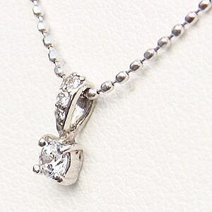 ダイヤモンド ネックレス ダイヤ 0.10ct 18金 k18 18k ホワイトゴールド ペンダント 男女兼用 ユニセックス 送料無料 人気 プレゼント ギフト 自分買い pu_2