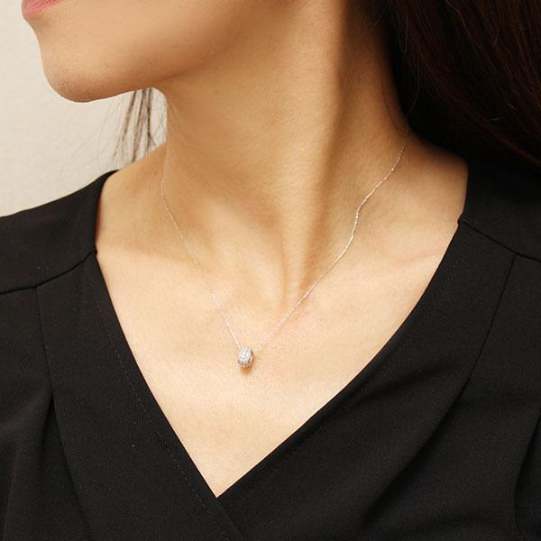 ネックレス ダイヤモンド ダイヤネックレス ペンダントトップ k18 18k