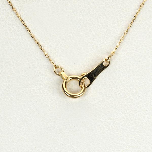 ネックレス ダイヤモンド ダイヤネックレス ペンダントトップ ネコ ねこ 猫 18k 18金 イエローゴールド ユニセックス 送料無料 プレゼント ギフト puの画像