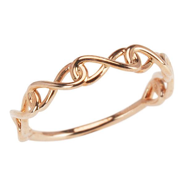 ピンクゴールド 指輪 地金リング リング k10 10k 10金 ユニセックス