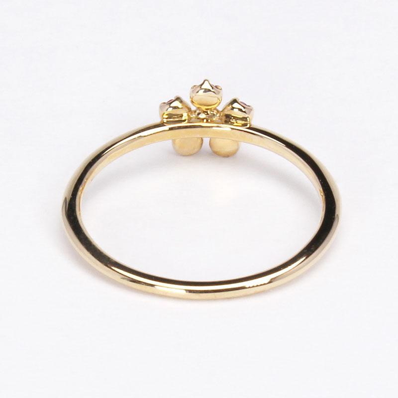 ルビー リング ブラックダイヤモンドリング ブラックダイヤ k10 10k 10