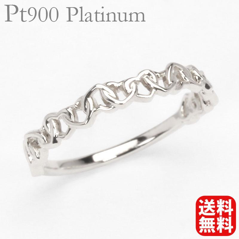リング ハートリング ハート 指輪 pt900 プラチナ ユニセックス 