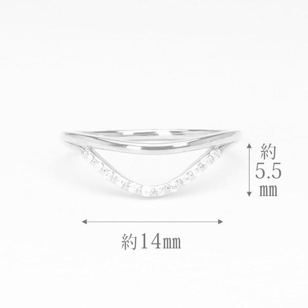 ホワイトゴールド 指輪 ピンキーリング ダイヤモンド k10 10k 10金 ダイヤ 婚約指輪 ユニセックス 送料無料 プレゼント ギフト ご褒美 自分買い puの画像