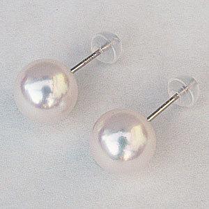 パール ネックレス ピアス イヤリング セット オーロラ 花珠真珠  