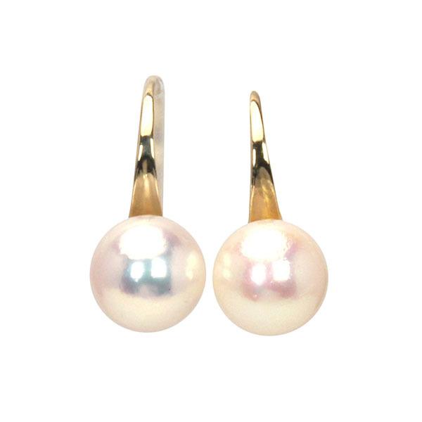 ピアス パールピアス パール 真珠ピアス フックピアス 18k 18金
