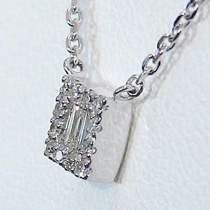 ネックレス ダイヤモンドネックレス ダイヤネックレス k18 18k 18金 ホワイトゴールド ダイヤモンド ダイヤ 送料無料 ユニセックス プレゼント 自分買い puの画像