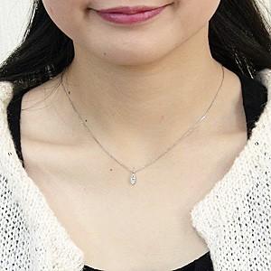 ネックレス ダイヤモンドネックレス ダイヤネックレス 18金 k18 18k ホワイトゴールド ダイヤモンド ダイヤ ユニセックス プレゼント ギフト 自分買い puの画像