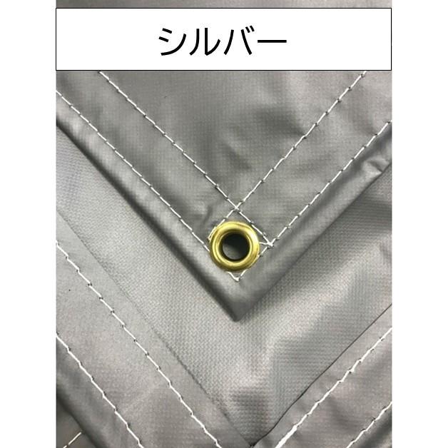 国産 軽量カラーターポリントラックシート 荷台防水カバーシ−ト1t〜2t車用 2.2m×3.2m ブラック シルバー レッド インディゴなど 全7色 ゴム付 4号|shinjurohonpo|04