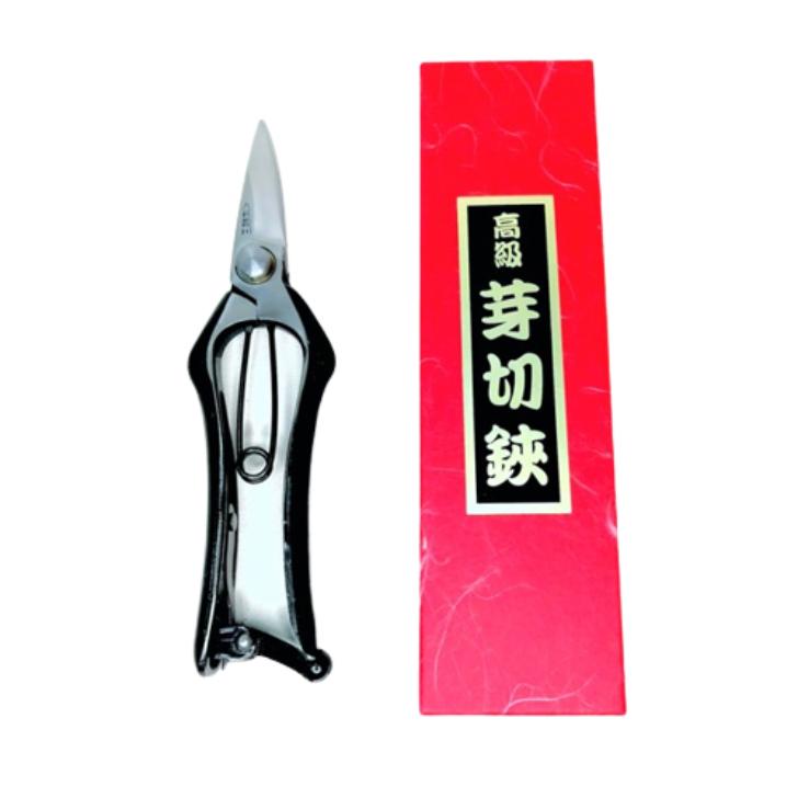 日本製 越前打刃物 九頭龍川 芽切・剪定鋏 190mm 金止 軽量＆スリム