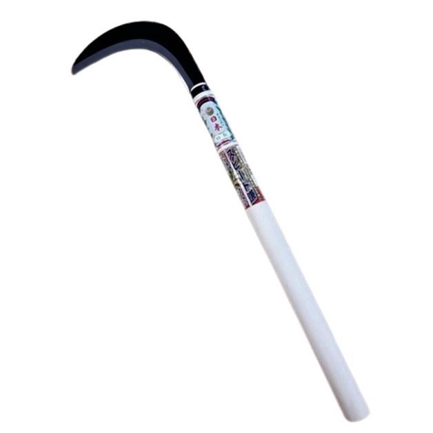 玉日本 スピード鎌 片刃 中厚鎌 朴柄 越前打刃物 ミニ刈払鎌 ミニ造林