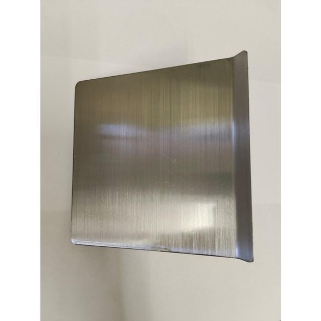 山上 別作 本焼道路面引鏝 巾広 150mm×R9×135° 145mm巾・垂15mm 左官鏝 