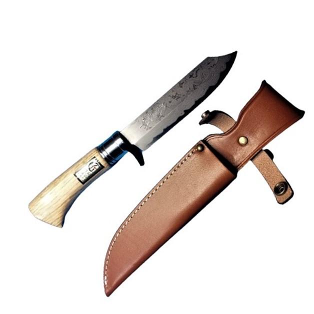 越前数馬作 山刀 積層白二鋼 両刃 和式ナイフ 小型 剣鉈150mm 越前数馬作 山刀 積層白二鋼 両刃 和式ナイフ 小型 剣鉈150mm