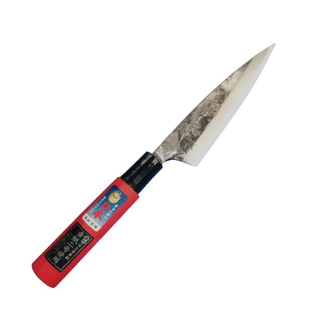玉日本 日本製 本鍛造 頑強型 ブロッコリー収穫包丁4 120mm 青鋼 赤