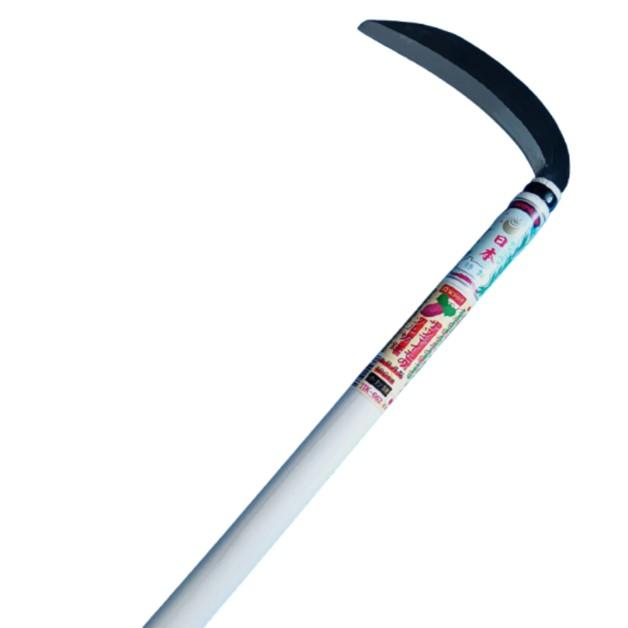 日本製 玉日本 三日月型 イモのツル切鎌・草刈鎌 180mm 長柄540mm 切れ味最高の鎌 イモのツル切 TIK-662 100073 ...
