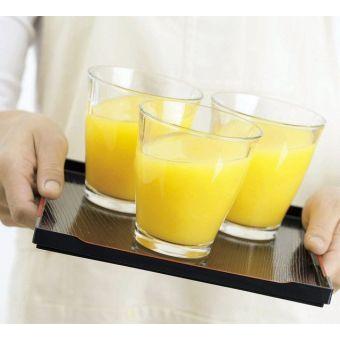 お盆 トレー 日本製 定食屋さんの滑りにくいトレー（小）山中塗 : 新