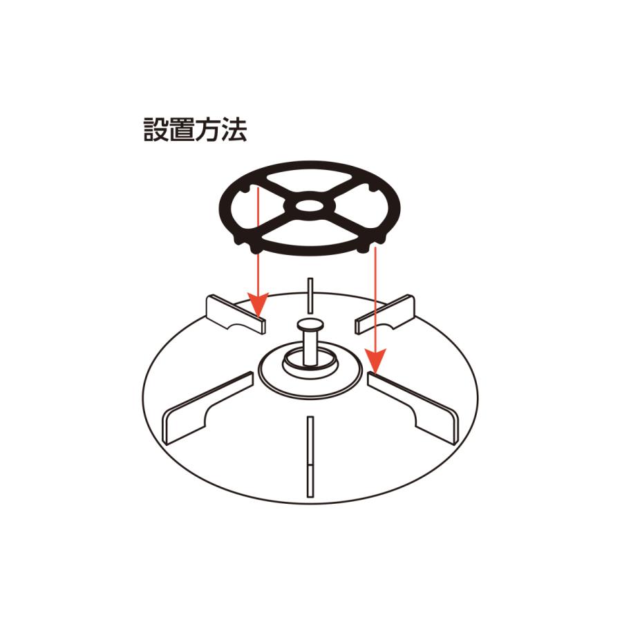 グラっとしにくい五徳　セーブ・インダストリー　SV-7107　小さな五徳　ガスコンロ安定｜shinjurohonpo｜06