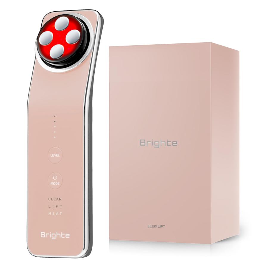 Brighte FLEXI LIFT 美顔器(ピンク)本体 Brighte ブライト ELEKI LIFT PINK ピンク 美顔器 EMS フェイスケア