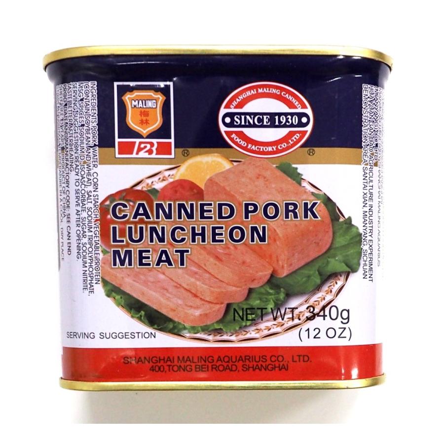牛餐肉缶詰（ランチョンミート）340g 上海梅林 : 中国新華物産店