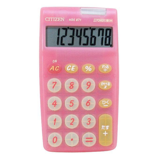 CITIZEN（シチズン） 電卓 計算機 シチズンCBM 大型表示 2パワー HDE87