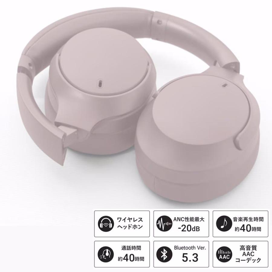 磁気研究所 ワイヤレスヘッドホン ANCアクティブノイズキャンセル搭載 
