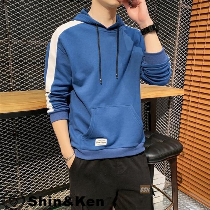 パーカー メンズ 秋服 スウェットパーカー メンズパーカー プルオーバー トップス ルームウェア フード付き 0ocmunjz Shinken 通販 Yahoo ショッピング