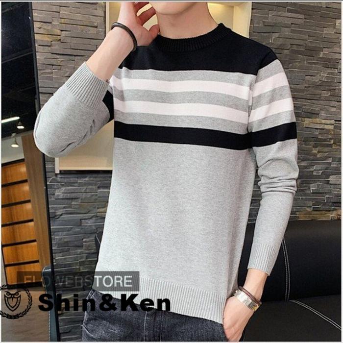 ニット メンズ 秋冬 セーター 長袖 トップス 無地 薄手 メンズ ニット 新作 シンプル カジュアル キレイめ 細身 オシャレ 兄系 暖かい 0xlhhilg Shinken 通販 Yahoo ショッピング