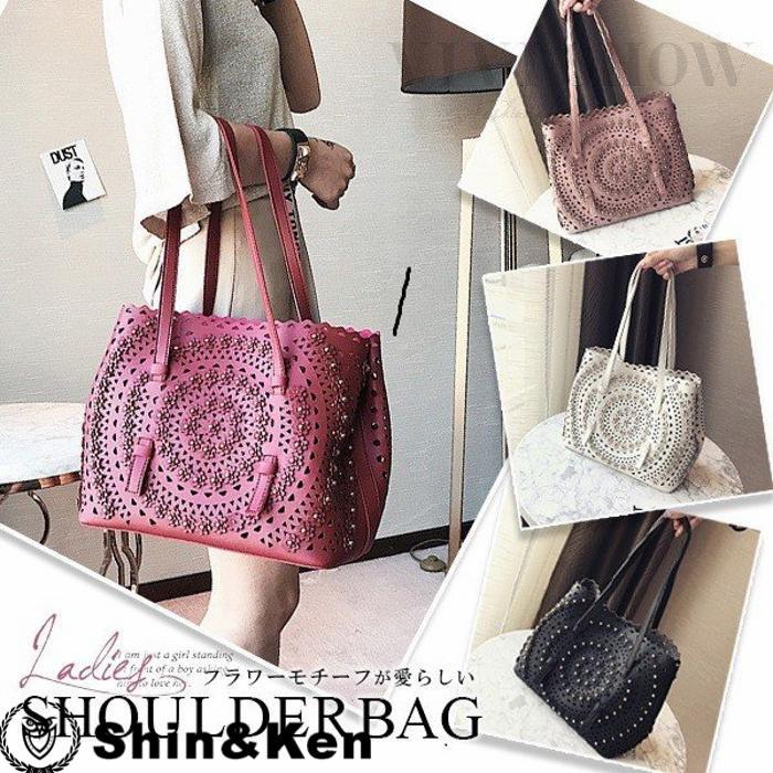 レディース トートバッグ 大容量 可愛い おしゃれ バッグ かばん 肩掛け 大きい 69scxnkh Shinken 通販 Yahoo ショッピング