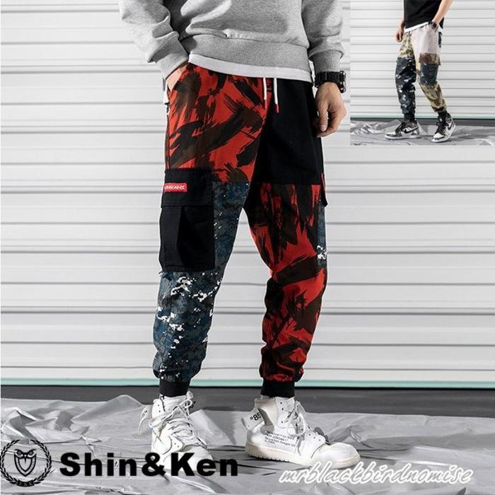 カーゴパンツ メンズ ワークパンツ チノパン サルエルパンツ 九分丈 アウトドア スタイル ゆったり ストリート 78iw4b4j Shinken 通販 Yahoo ショッピング