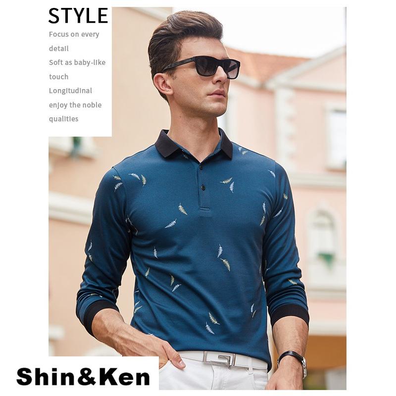 ポロシャツ メンズ 長袖 ポロ Polo Shirt 秋冬 ゴルフシャツ スポーツ ブランド 長袖ポロシャツ Bons904 Bons904 Shinken 通販 Yahoo ショッピング