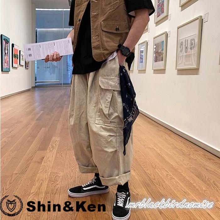 カーゴパンツ メンズ ワークパンツ サルエルパンツ バギーパンツパンツ アウトドア スタイル ゆったり ストリート Cpb2jg2a Shinken 通販 Yahoo ショッピング